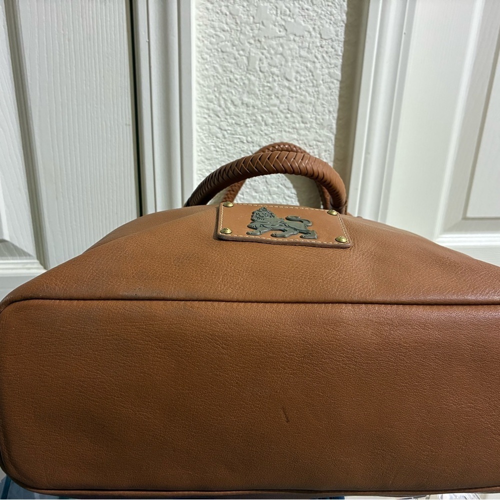 Brown Leather Tote Bag - Picture 4 of 9
